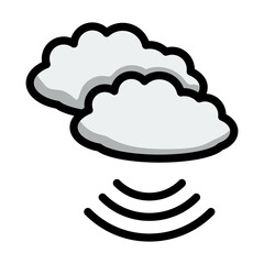 Music Cloud Icon