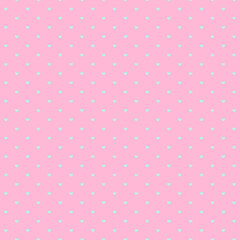 Cute seamless pattern with hearts in pastel colors. Great for baby fabric, textile, wallpaper, nursery room, scrapbooking or wrapping paper, party decoration. Kids cartoon vector background. 
