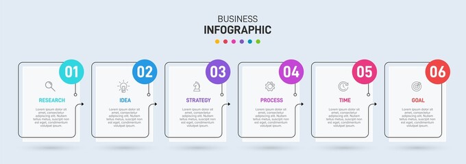 Infographic design with icons and 5 options or steps. Thin line vector. Infographics business concept. Can be used for info graphics, flow charts, presentations, web sites, banners, printed materials.