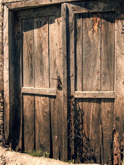 old wooden door