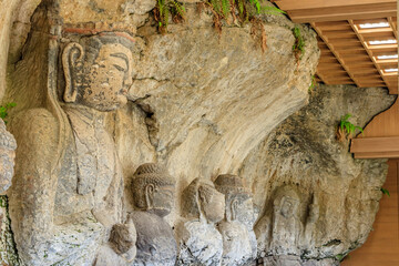 臼杵の石仏(磨崖仏)　大分県臼杵市　Usuki Stone Buddha Ooita-ken Usuki city