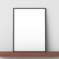 picture frame mockup on wall interior design