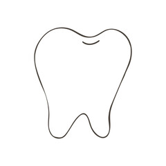 Vector icon in hand draw style. Image isolated on white background