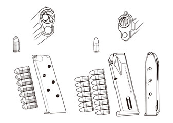 GUN,弾,マガジン