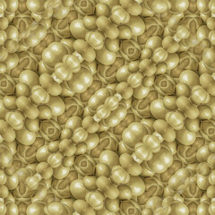 Air Ballons Motif Seamelss Geometric Pattern