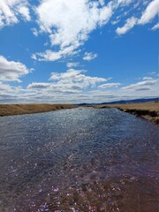 Flowing river