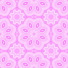 Girih authentic geometric vector seamless ornament. Textile patchwork design. Classic azulejo pattern. Pottery decor design. Star symmetry composition.