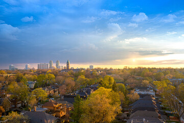 Upscale Eglinton and Forest Hill residential area coveted by middle and upper class families as...