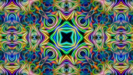 Fototapeta premium Abstract textured background with geometric patterns. Design, art