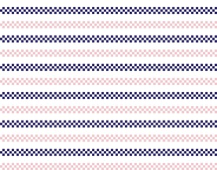 Pink Navy Christmas Fair Isle Seamless Pattern Background