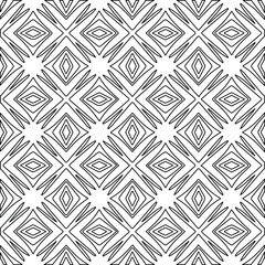 Geometric vector pattern with Black and white colors. abstract ornament for wallpapers and backgrounds.