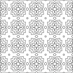 Fototapeta na wymiar Geometric vector pattern with Black and white colors. abstract ornament for wallpapers and backgrounds.