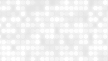 Dot white gray pattern gradient texture background. Abstract  technology big data digital background. 3d rendering.