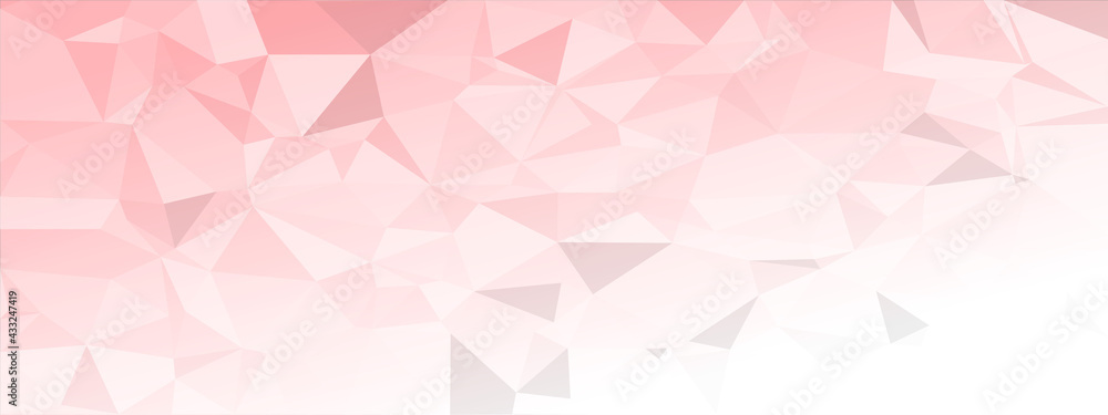 Wall mural low poly abstract modern background. bright colors chaotic triangles of variable size and rotation. 