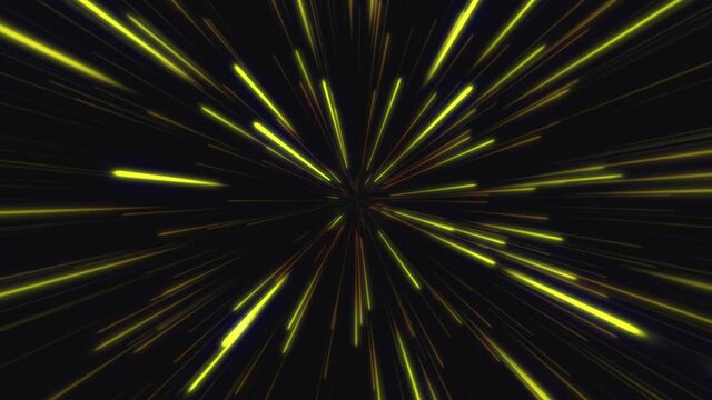 Fast light speed journey in space, hyperspace jump