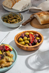 Mediterranean cuisine concept.