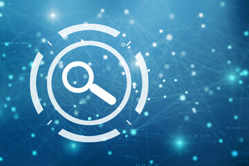 search button 2d illustration
