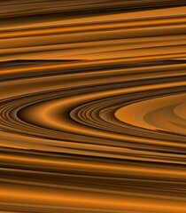 golden hind abstract pattern and 3D Saturn's rings design
