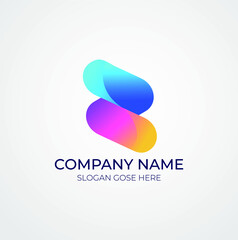 Modern abstract minimal z logo । z letter mark