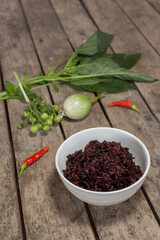 Thai rice and vegetable garden