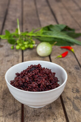 Thai rice and vegetable garden
