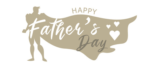 fathers day card with super dad and vector illustration design.