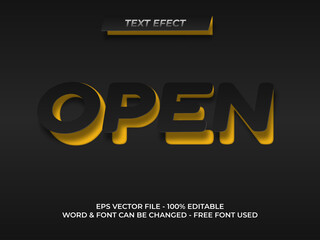 Paper cutcout text effect style. Editable text font effect.