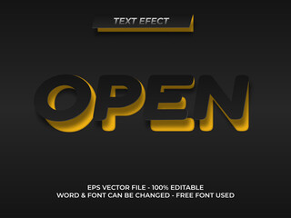 Obraz premium Paper cutcout text effect style. Editable text font effect.