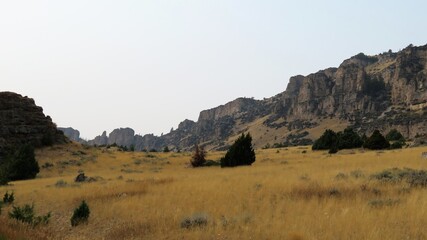 Wyoming Tensleep Canyon Roadside Views 