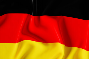 Germany flag. 3D ilustration
