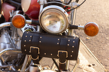 Fototapeta premium The old motorcycle. Grunge