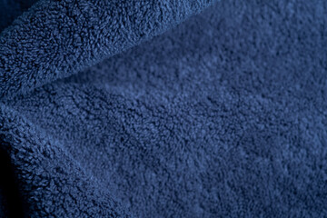 closeup blue carpet background, wallpaper