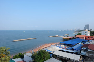 View of the Port of the Port in Pattaya Thailand