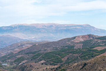 Obraz premium mountainous landscape in southern Spain