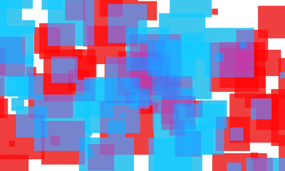 Abstract art of shapes and colors - vector