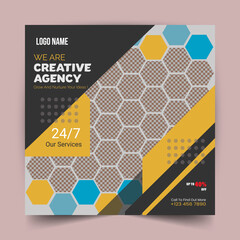 Creative Social Media Banner Design Template In This Year