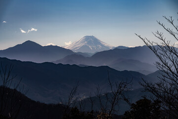 Mount Fuji in the Mist