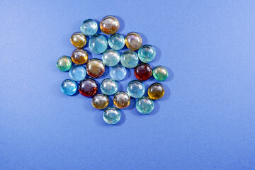 blue and red beads