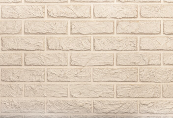 Brick wall. White brick wall background. Brick. Pattern of white tiles