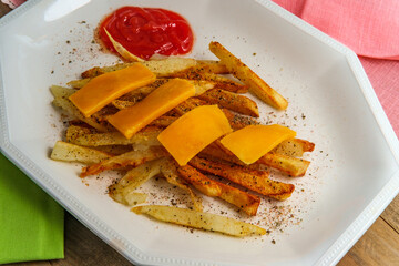 American Seasoned Cheese Fries