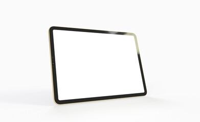 Tablet pc  computer with blank screen 3d © vegefox.com