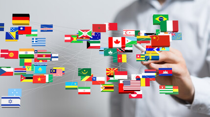 international flags 3d global partner