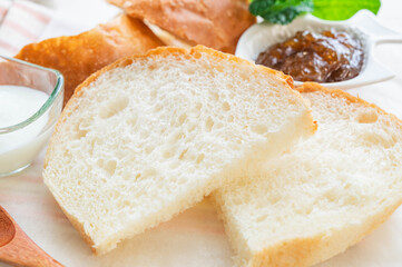 シンプルな朝食