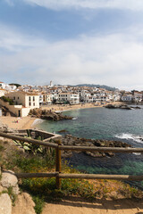 Landscape of the city of Calella de Palafrugell in Catalonia, Spain