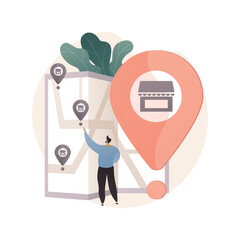 Franchising abstract concept vector illustration.