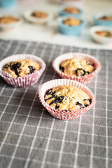 Muffins backen.