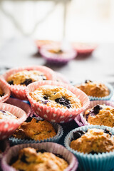 Muffins backen.