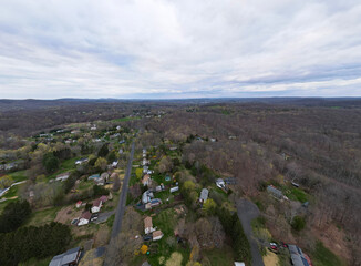 Landscape in Connecticut Countryside town of Durham