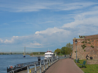 Obraz premium Die Stadt Rees am Rhein