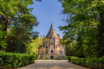 The Schwarzenberg Tomb near Trebon in Czech republic. 